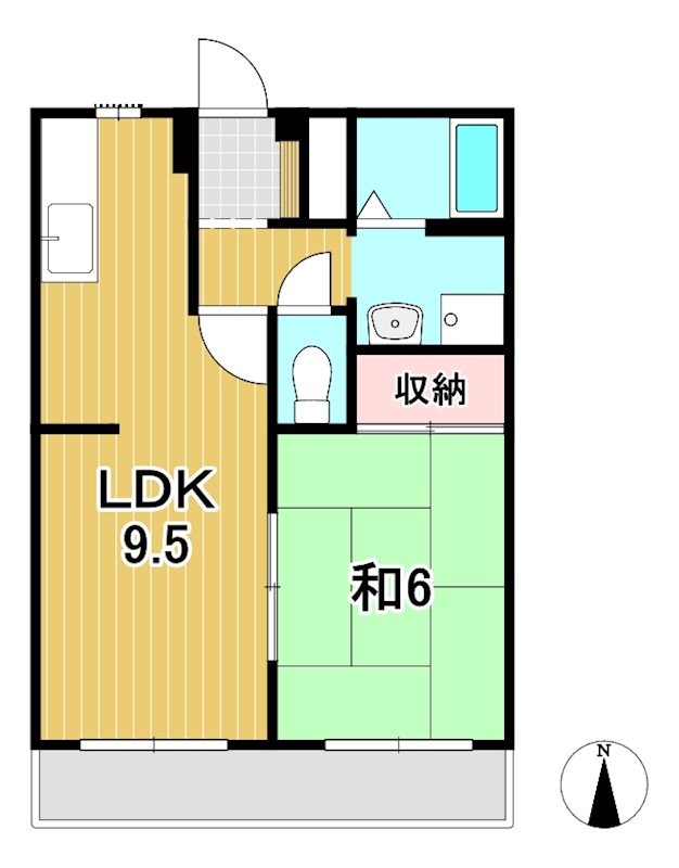 パナハイツ深津C 間取り