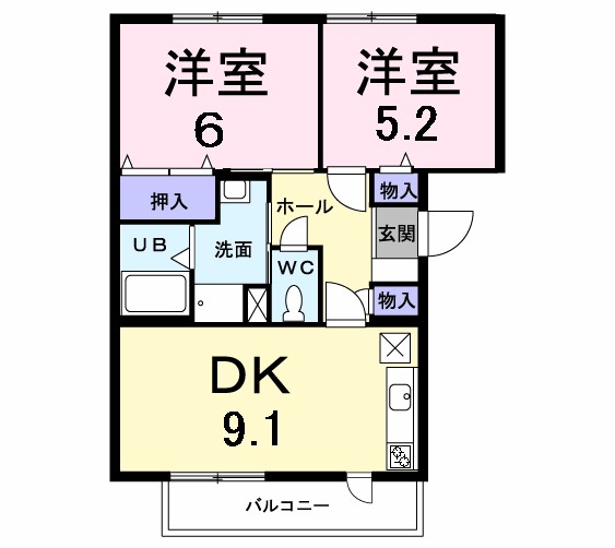 サンブルージュ 間取り