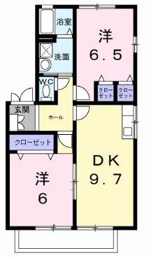 水木コーポⅢ 間取り