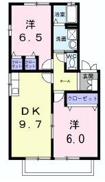 水木コーポⅢ 間取り