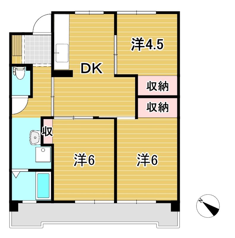 鹿島マンション 間取り