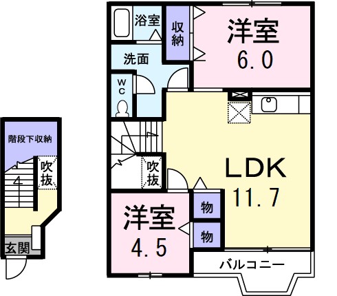 ヴィラフューゲルⅡ 間取り