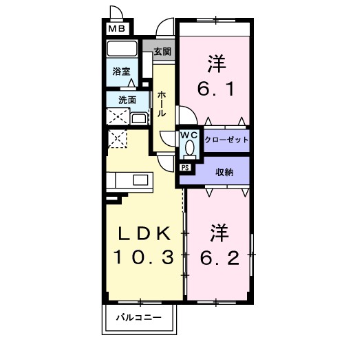 白蔵　Ⅳ 間取り