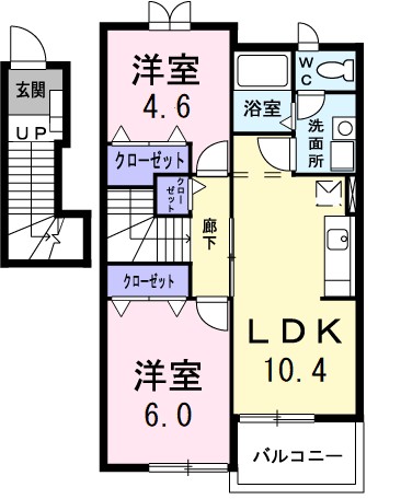 ヒルズⅣ 間取り