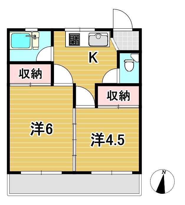桧山アパート 間取り