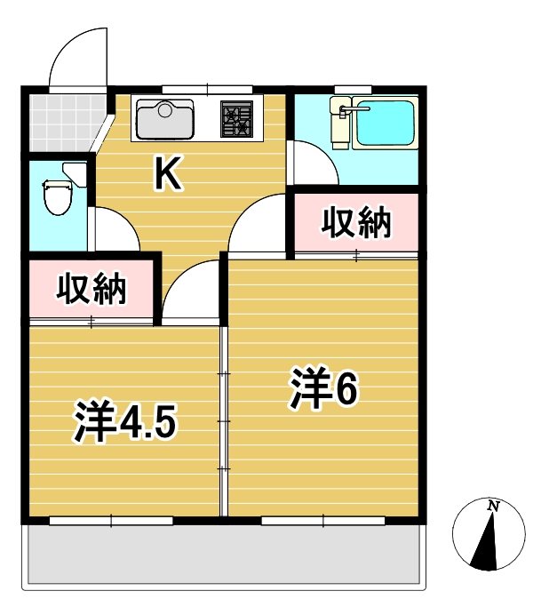 桧山アパート 間取り