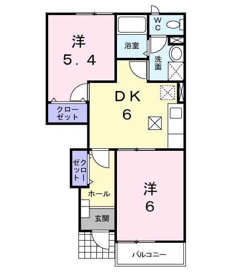Ｋ－１３Ａ 間取り