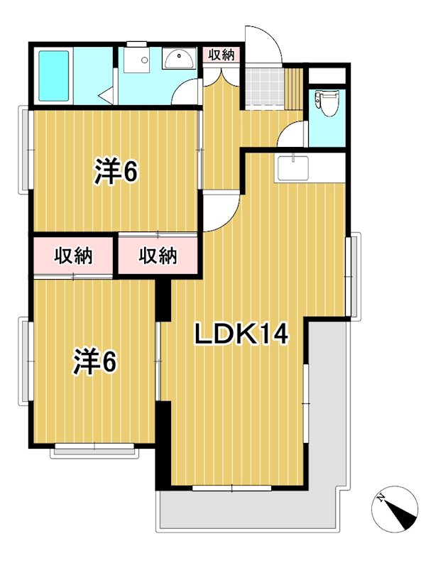 ラ・プリマヴェーラ　C 間取り