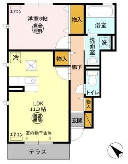 ショコラⅡ 間取り