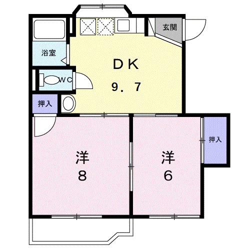 グリーンハイツＡ 間取り