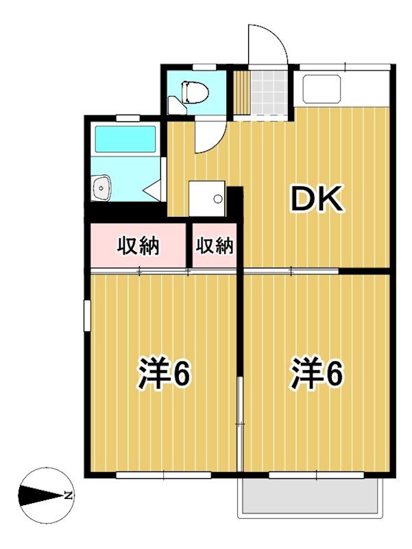 日向ハイツ 間取り