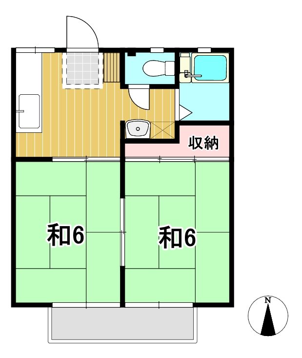 ゆたかハイツ 間取り