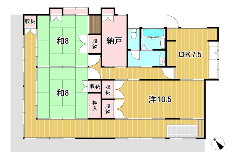 中成沢町4丁目黒澤住宅 間取り