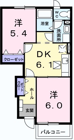 サンパティークＡ 間取り