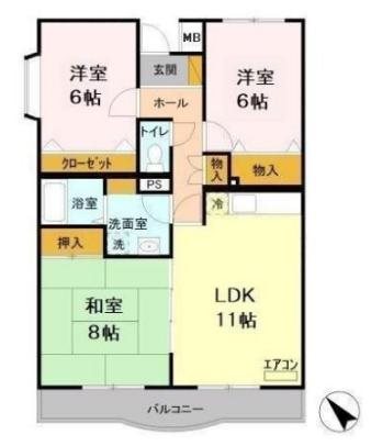 ルミエール南都 間取り
