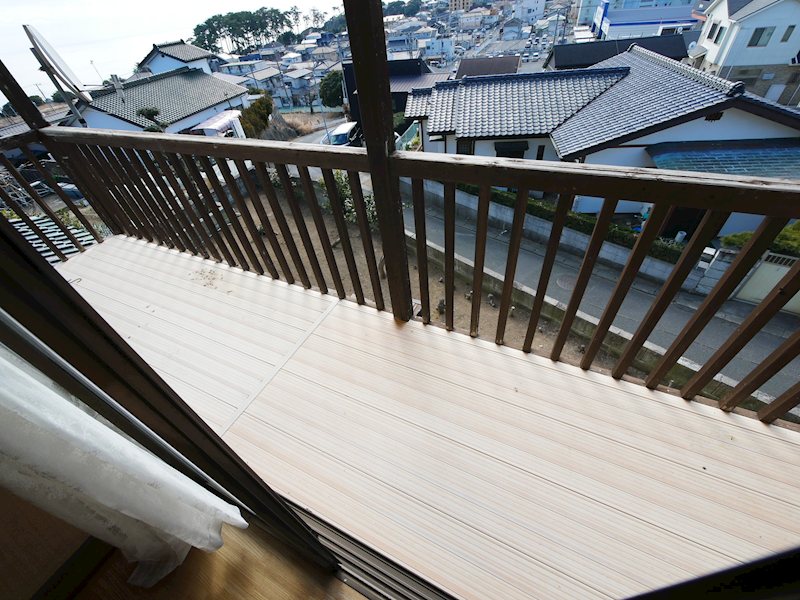 日高町3丁目住宅 ベランダ