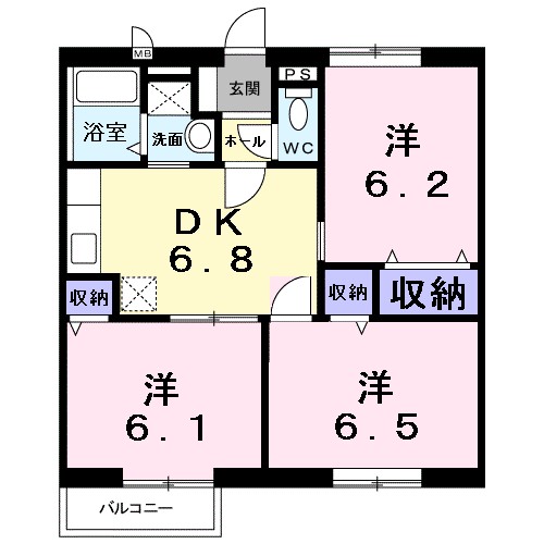 さくらんぼハイツ 間取り