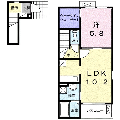 サンレミロジェ　１０３７ 間取り