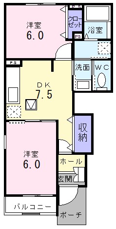 クリアネス　Ⅲ 間取り