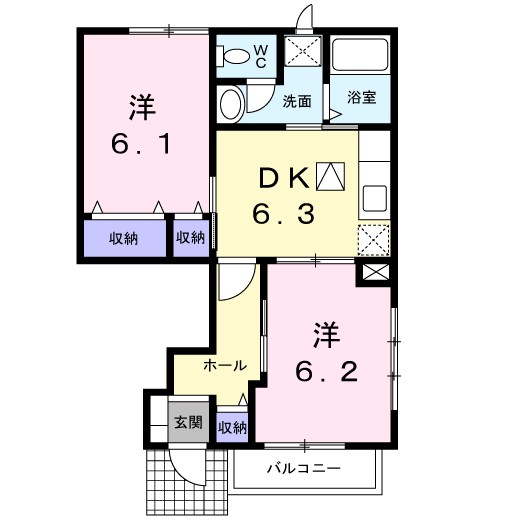 ラーディクス・Ｋ 間取り