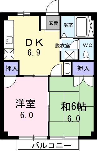 ニューシティサワハタ 間取り