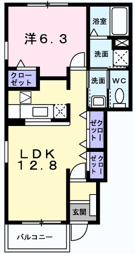 サニーヒル　Ⅱ 間取り