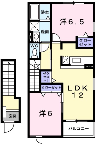 アクア　ガーデン　Ⅲ 間取り