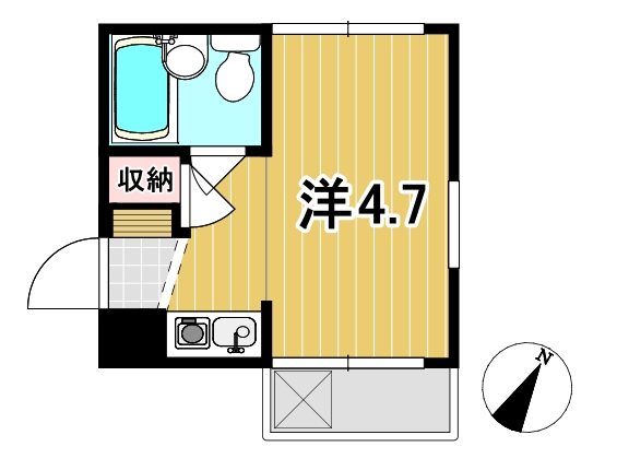 ハイツくれよん 間取り