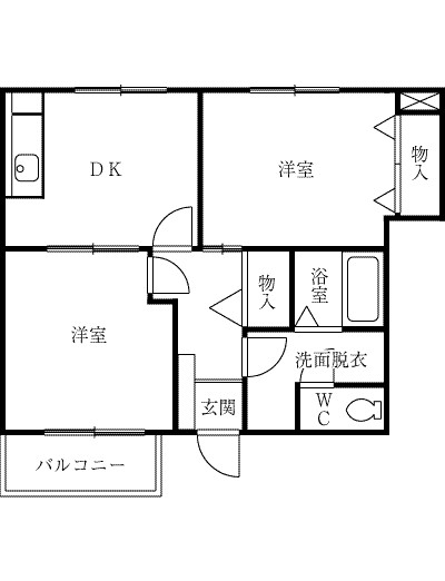 ア・ラ・モード　カルティエＡ 間取り