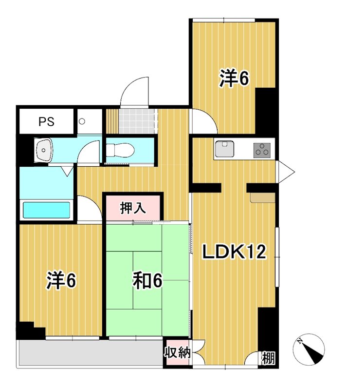 リバ・オールマンション 間取り
