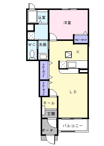 ヴィラフューゲル　Ⅲ 間取り