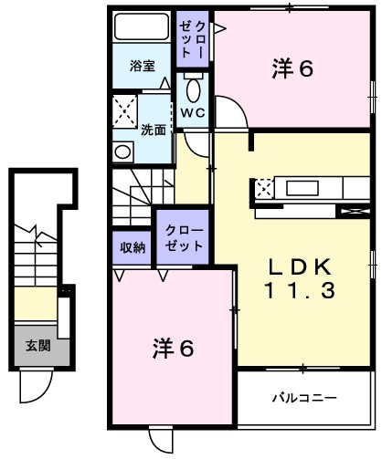 フレックス　Ｍ 間取り