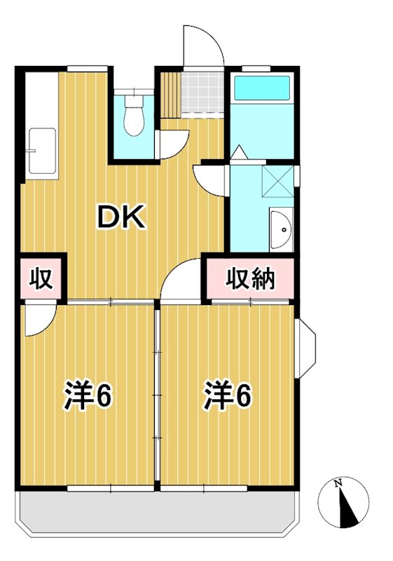 ヴィラ東多賀 間取り