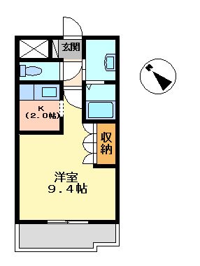 パルティールニシザワ（Ｐａｒｔｉｒ　Ｎｉｓｈｉｚａｗａ） 間取り