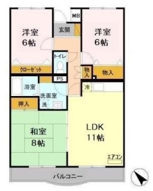 ルミエール南都 間取り