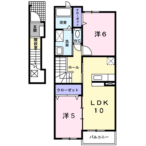 パインコーンＢ 間取り