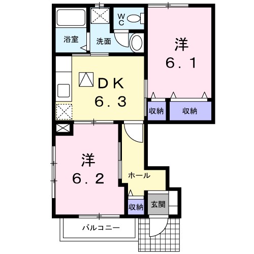 サンヒルズⅡ 間取り