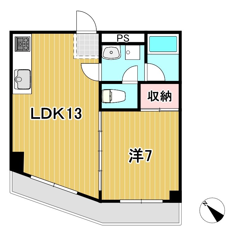 鮎川マンション 間取り