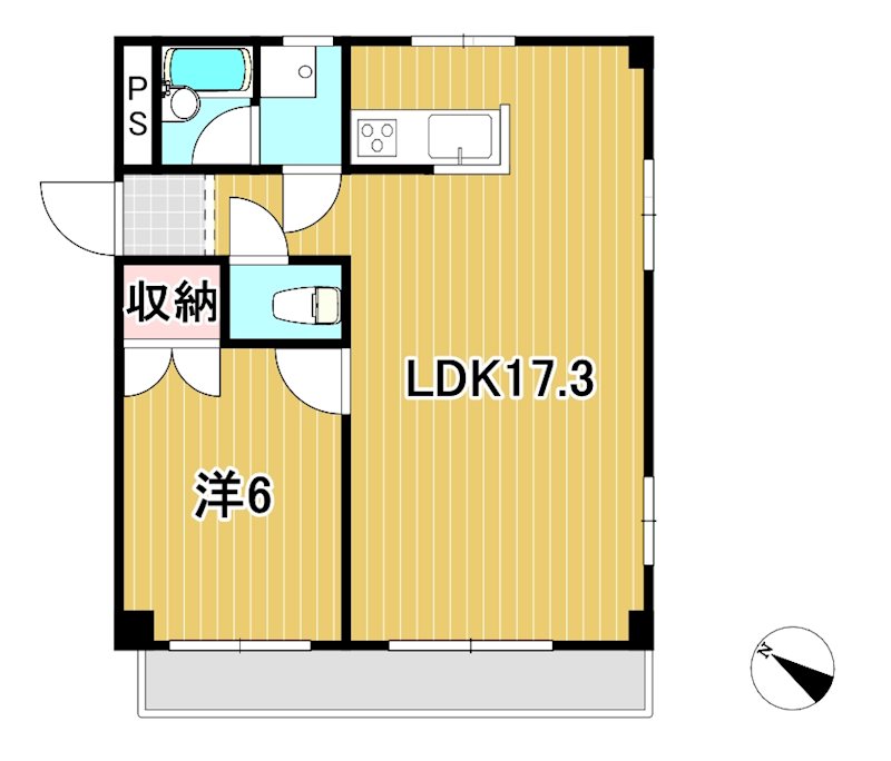 鮎川マンション 間取り