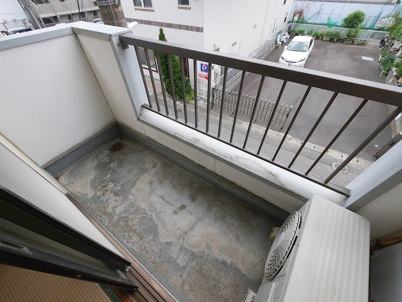 石川ハイツ ベランダ