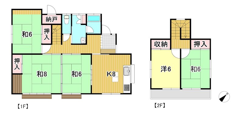 常陸太田市真弓町戸建 間取り