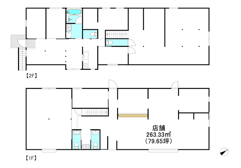 千石町1丁目ドミール店舗 間取り