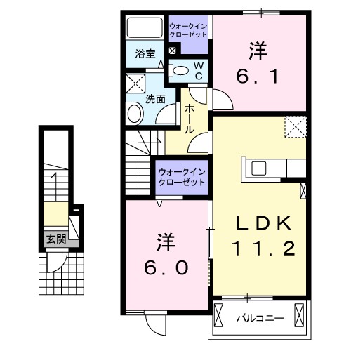 パルパレスＡ 間取り