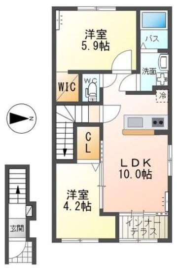 クリアライズ（Ｃｌｅａｒｉｓｅ） 間取り