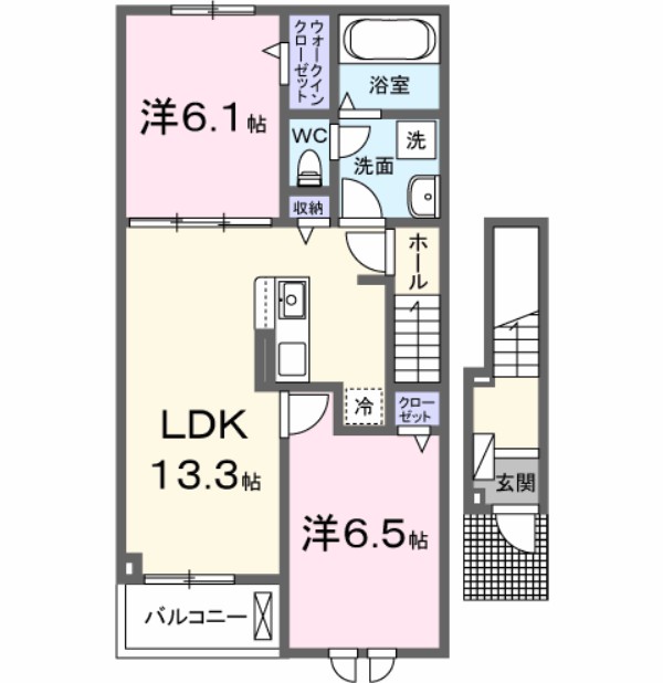 エスポワールＭⅥ 間取り