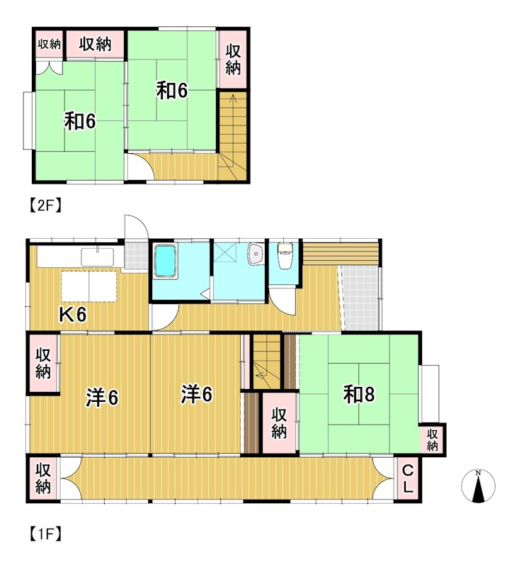 日立市諏訪町3丁目戸建 間取り