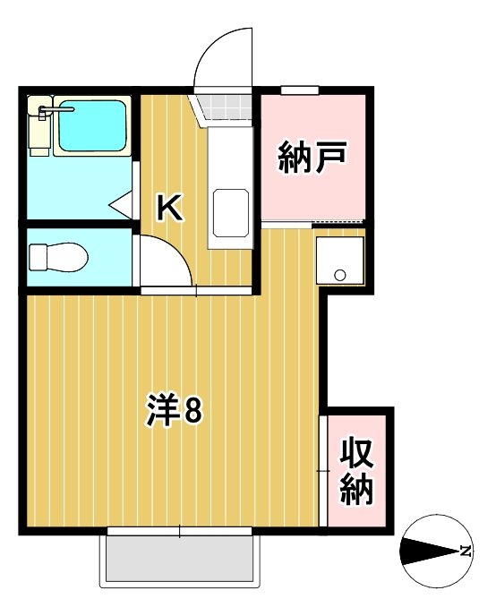 くがやコーポＡ 間取り