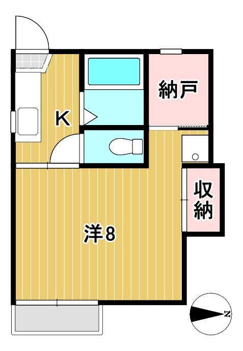 くがやコーポＡ 間取り