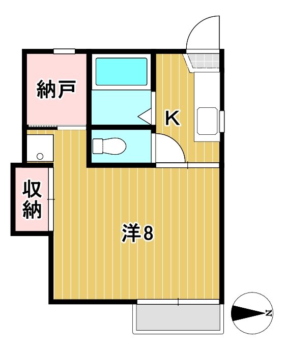 くがやコーポＡ 間取り