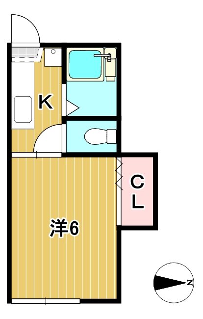 くがやコーポＢ 間取り